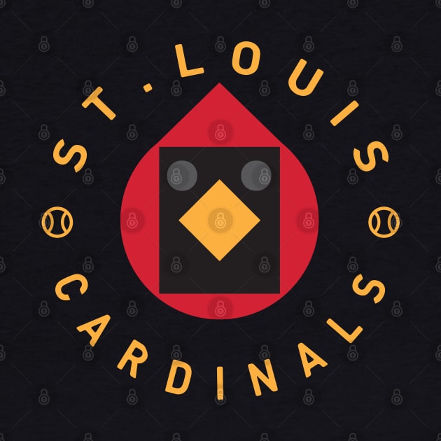 St. Louis Cardinals 5 by Buck Tee by Buck Tee